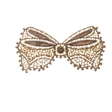 Barley Dust Lace Bow