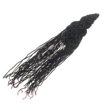 Black Frogging with Fringe