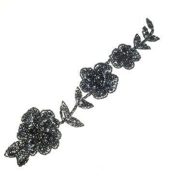 Black Sequin Motif