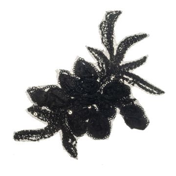 Black Sequin Motif