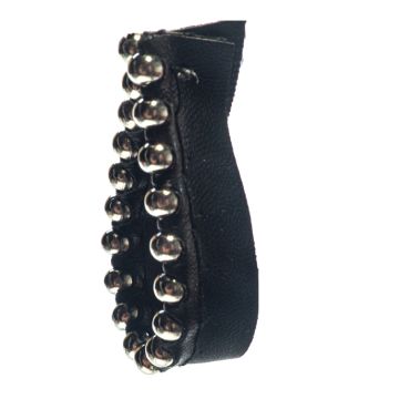 Black Faux Leather Piping