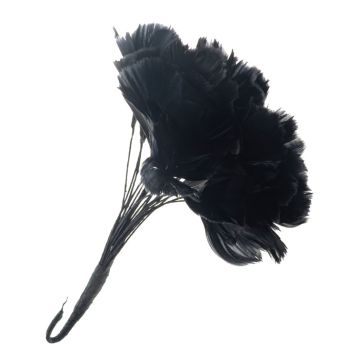 Black Feather Flower