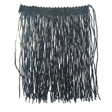 Black Metallic Fringe