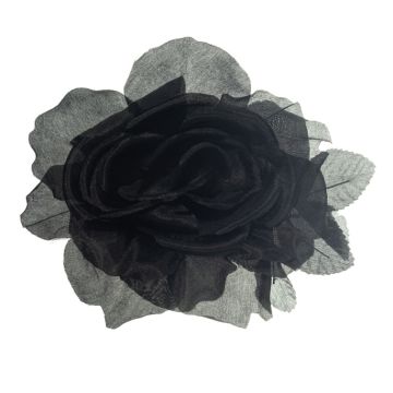 Black Silk Flower