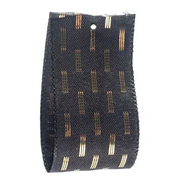 Black Stitch Satin Ribbon