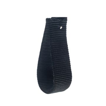 Black Tubular Weave Grosgrain