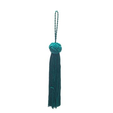 Blue Grass Turks Head Tassel