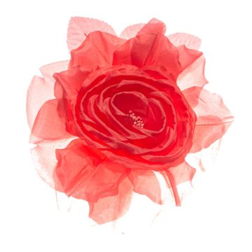 Coral Silk Flower