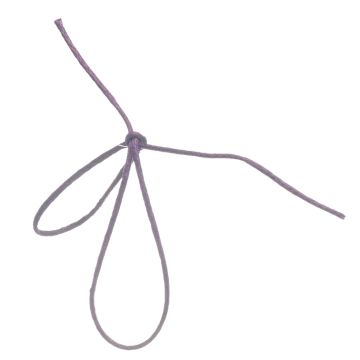 Damson Coated String 1mm