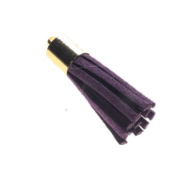 Damson Suede Tassel