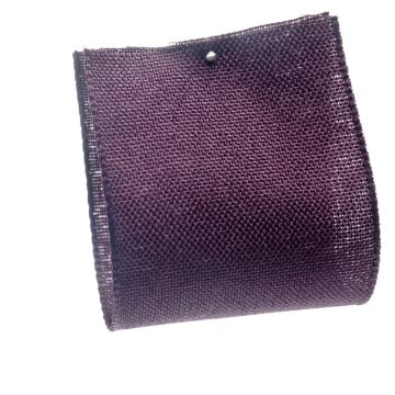 Damson Woven Edge Ribbon