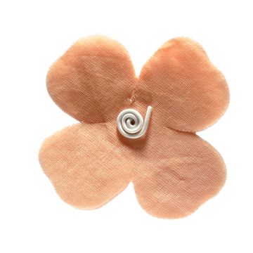 Deep Apricot Pack of 20 Organdy Petals