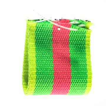 Fluro Lime Striped Belting
