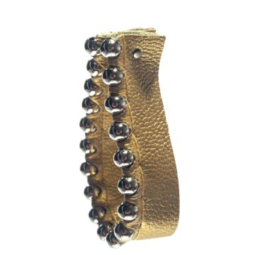 Gold Faux Leather Piping