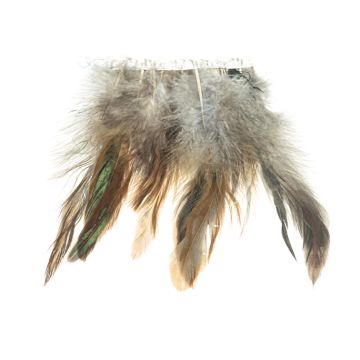 Grey Squirrel Feather Fringe