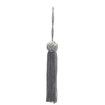 Grey Squirrel Turks Head Tassel