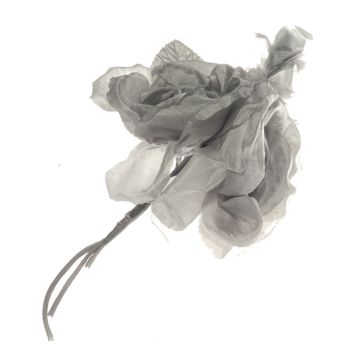 Grey Squirrel Silk Flower