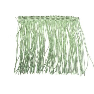 Hellebore Green Lampshade Fringe