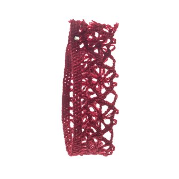 Raspberry Coloured Lace 15mm