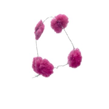 Magenta Wired Pom