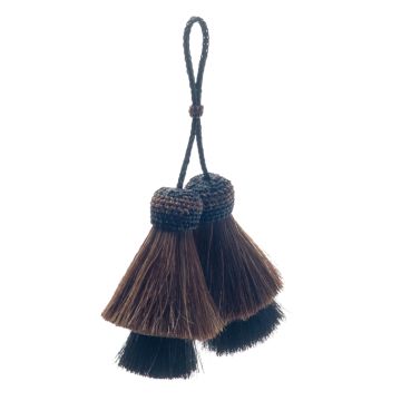 Mole Heap Crow Black Double Horse Hair Tassel 85mm