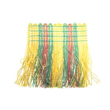 Moroccan Mint Tea Bin End Linen Fringe