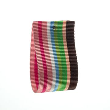 Multi 8 Striped Grosgrain Ribbon