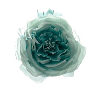 Light Aquamarine Silk Rose