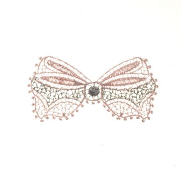 Pale Peonie Lace Bow