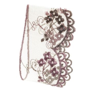 Pale Plum Coloured Lace