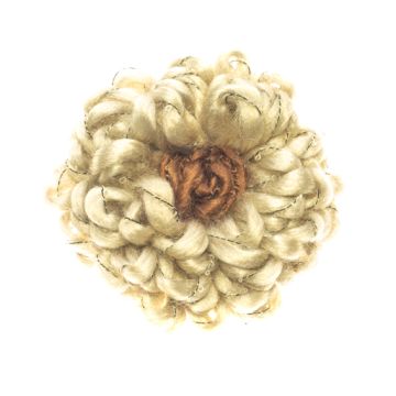 Pebble Wool Flower