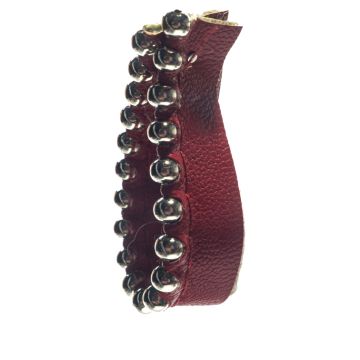 Peonie Red Faux Leather Piping