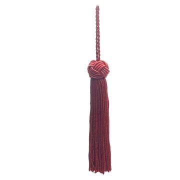 Peonie Red Turks Head Tassel