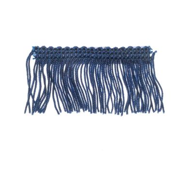 Pitch Blue Lampshade Fringe