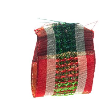 Post Box Red Wired Tartan