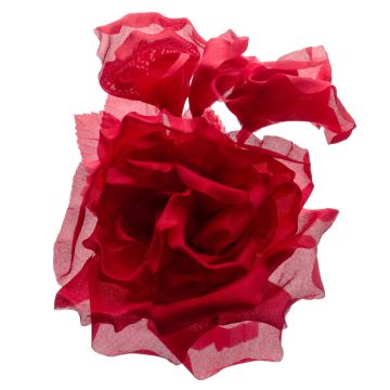 Peonie Red Silk Rose