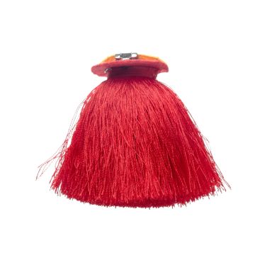 Post Box Red Pom Pom Clip