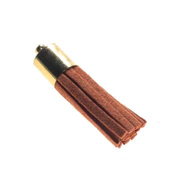 Red Squirrel Suede Tassel