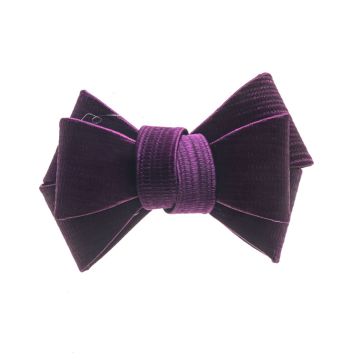 Ripe Plum Bow with Clip