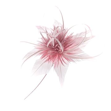 Rose Blush Feather Flower