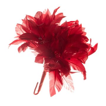 Ruby Slippers Feather Flower