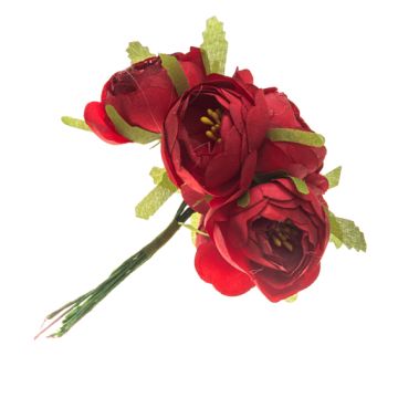 Ruby Slippers Flower Bunch