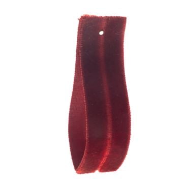 Ruby Slippers Fold Over Stretch Velvet Ribbon