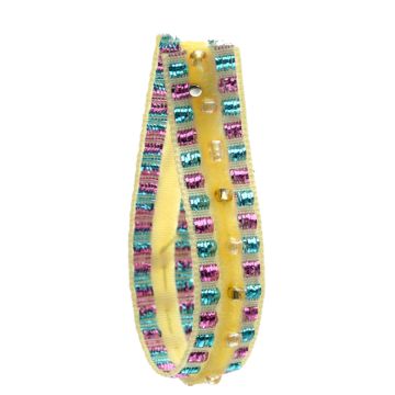 Sherbet Lemon Beaded Ribbon