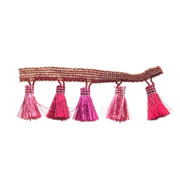 Sissinghurst Pink Tassel Fringe
