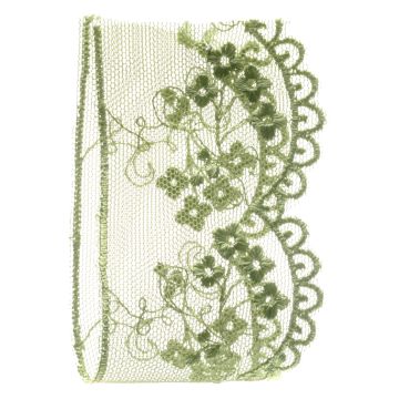 Sludge Green Coloured Lace