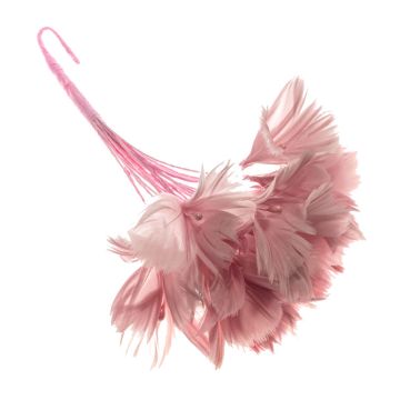 Vintage Blusher Feather Flower
