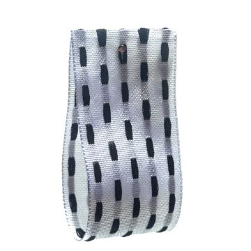 White Stitch Satin