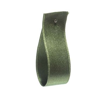 Hellebore Green Silk Satin Ribbon