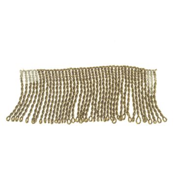 Old Gold Metallic Fringe